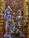 Bhagwan Shri Shankar, Shri Parvatiji and Shri Ganeshji